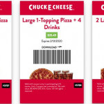 Best 2020 Chuck E Cheese Coupons Free Tokens Tickets