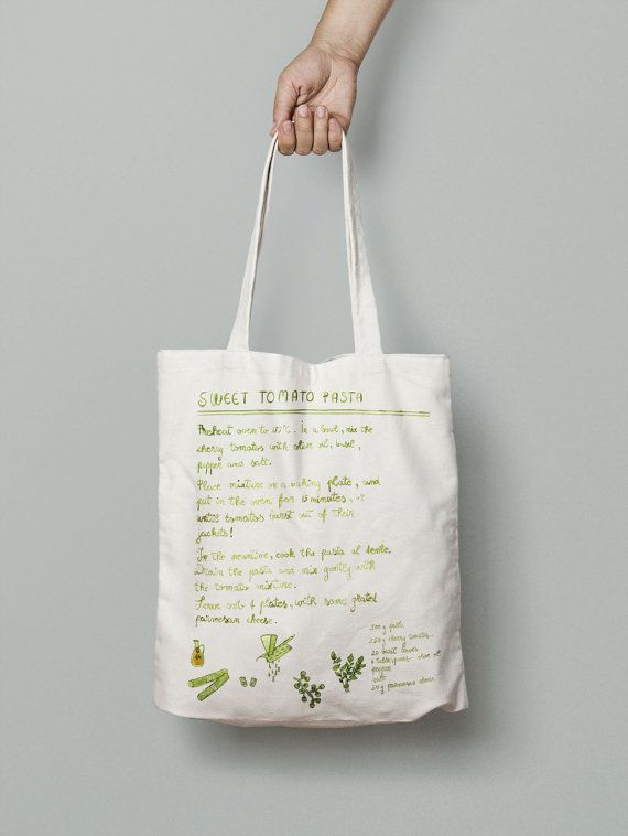 Canvas Tote Bag Screen Printed Cotton Grocery By 