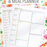 Free Printable Grocery List And Meal Planner Grocery