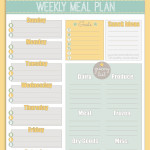 Free Printable Weekly Meal Planner Calendar Weekly