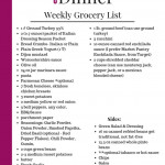 Free Weekly Meal Plan And Printable Grocery List 2 Mom