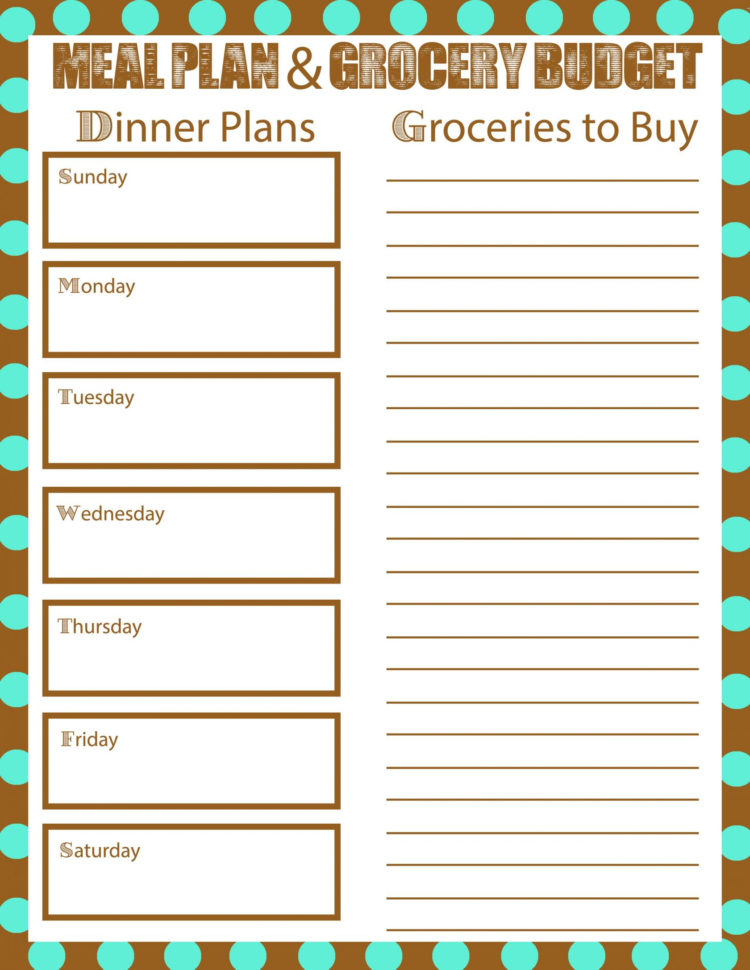 Grocery Expenses Spreadsheet Within Grocery List Budget 