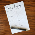 Grocery List Notepad Grocery Shopping List Pad Shopping List