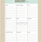 Life s Lists Printable A5 Grocery LIst Etsy In 2021