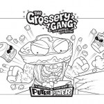 Printable Grocery Gang Coloring Pages Pdf