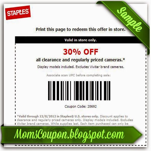 Printable Staples Coupons 20 Off February 2015 Coupons 