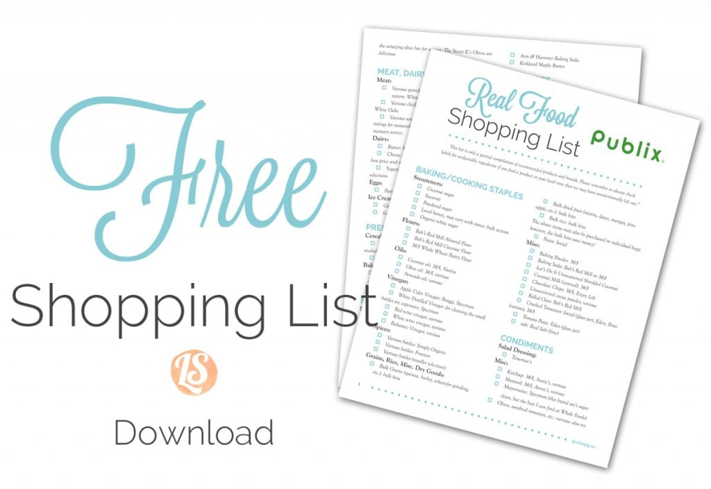Shopping For Real Food At Publix My Top Picks Printable 
