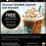 Starbucks Canada Printable Coupons Free Tall Cold