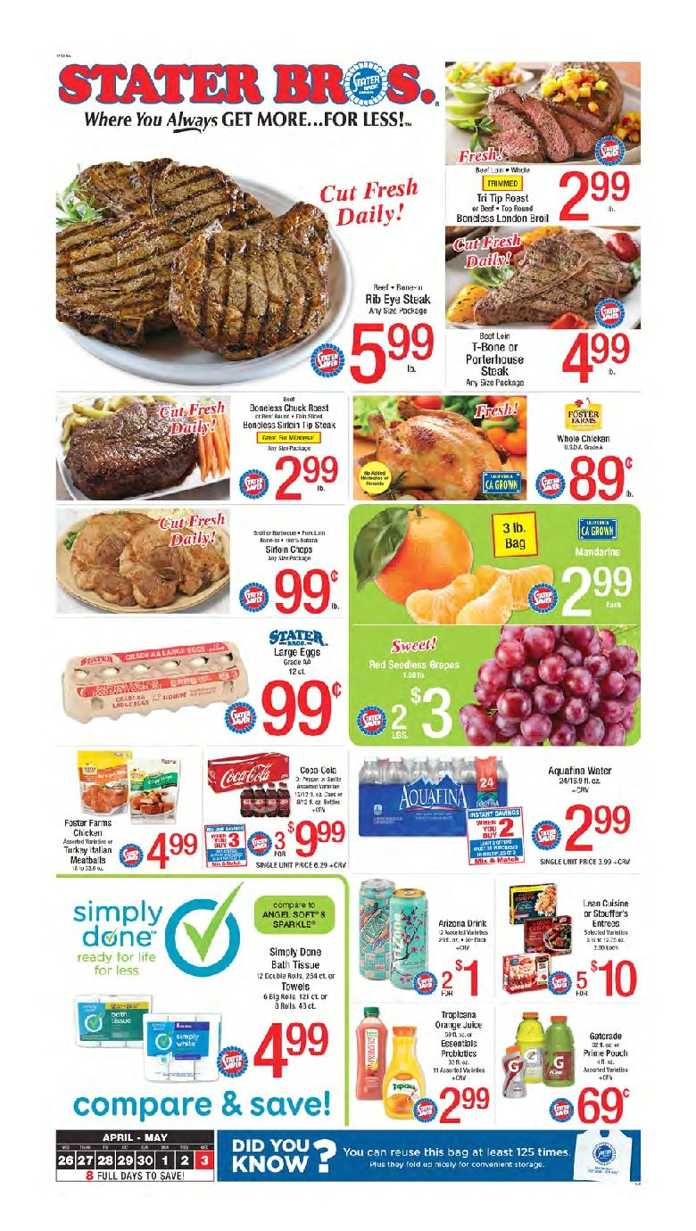 Stater Bros Weekly Ad April 26 May 3 2017 Http www 
