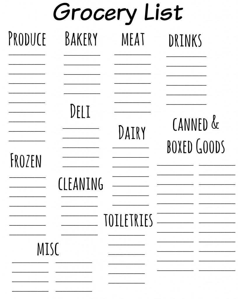 2 Weeks Of Meal Plans Plus FREE Grocery List Printable