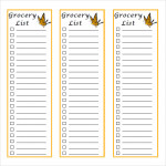 FREE 8 Grocery List Samples In PDF MS Word Excel