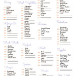 Free Grocery CHECK List Printable Free Groceries