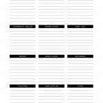 Grocery List By Aisle Template For Your Needs