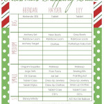 Printable Christmas Shopping List Spivey Homestead