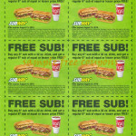 Subway Coupons November 2018 Printable Harcourt Outlines
