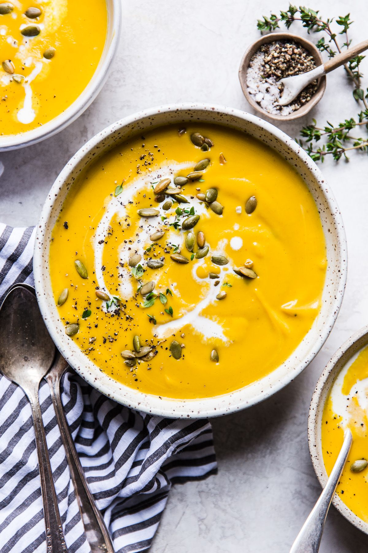Creamy Butternut Squash And Apple Soup Recipe By The 