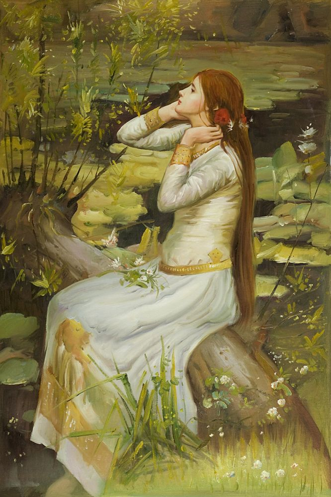 Decorative Wall Art Painting Female Canvas Art Ophelia By 