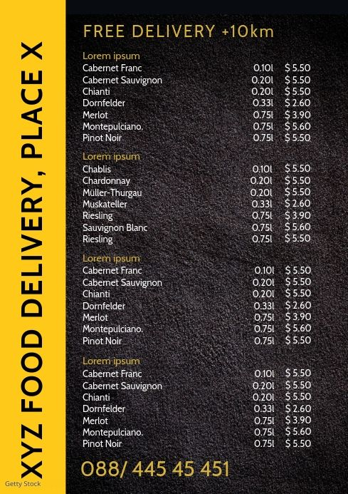 Food Delivery Service Price List Truck Price List 
