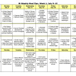 Meal Plan Monday July 9 22 Week Meal Plan Meals For