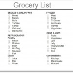 Shopping List Template 6 Free PDF Word Documents