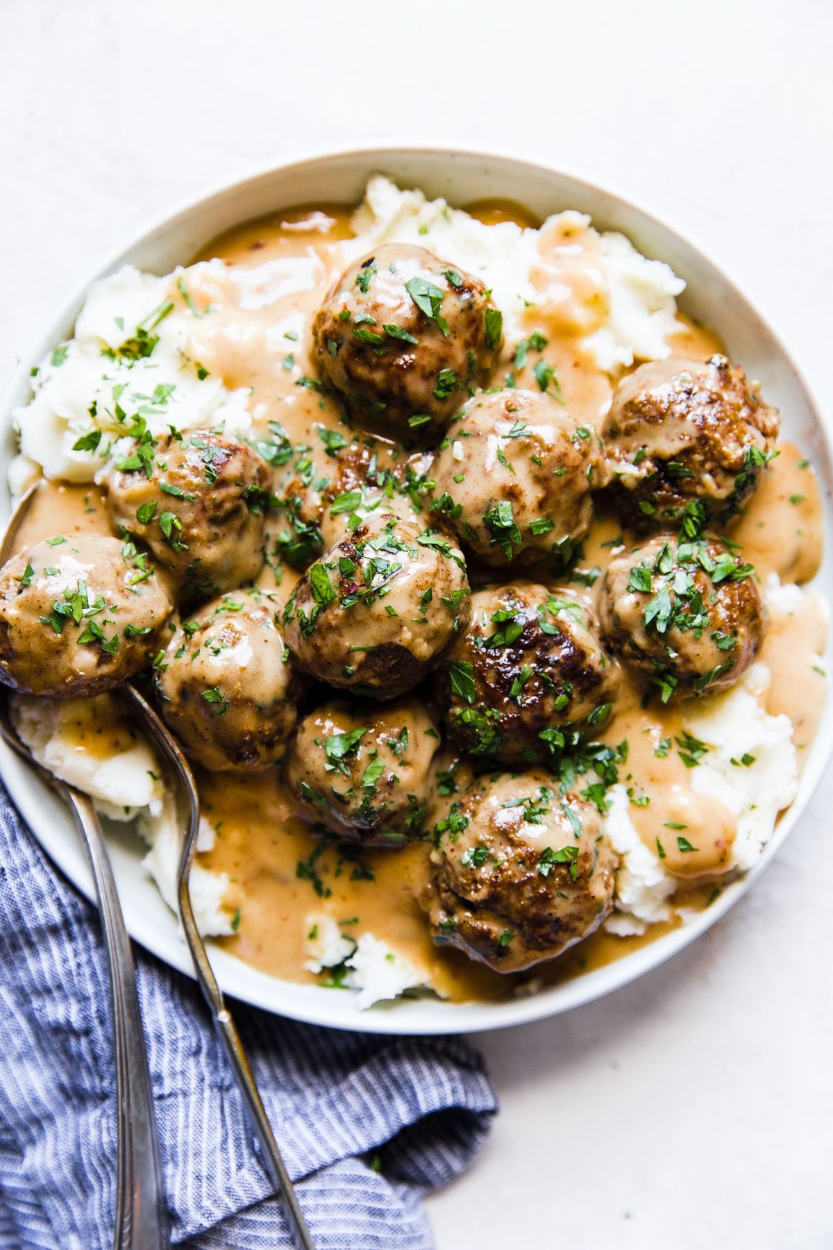 Swedish Meatballs With Cream Gravy Recipe By The Modern 