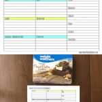 Weekly Meal Planner Template With Grocery List Mary