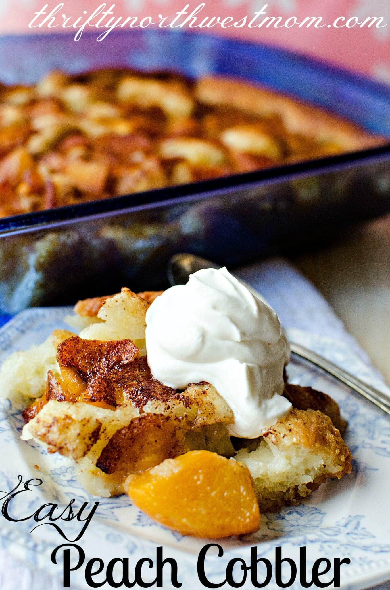 Easy Peach Cobbler Recipe Enter To Win A Prize Pack 