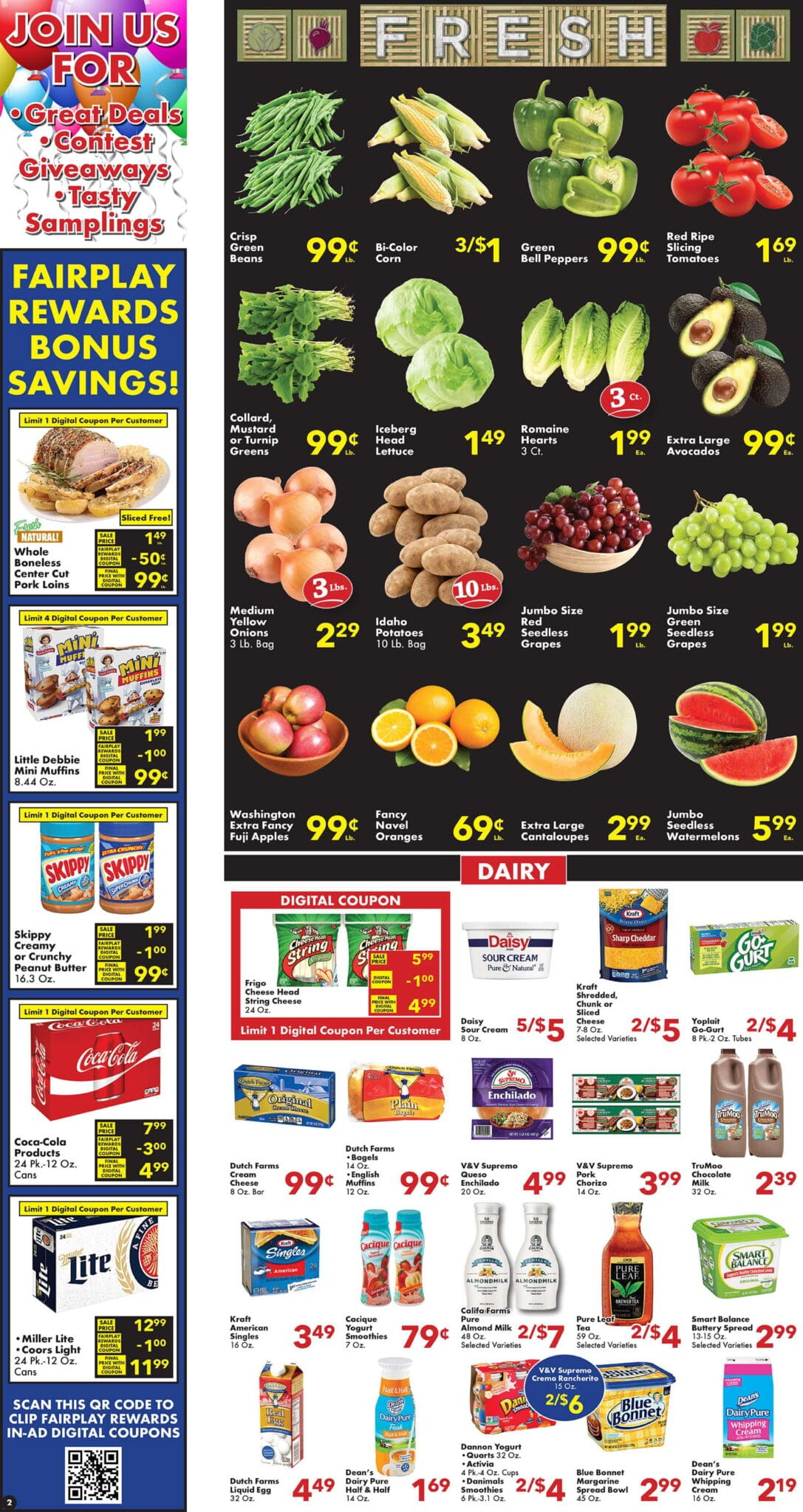 Fairplay Foods Ad Sales August 11 August 17 2021