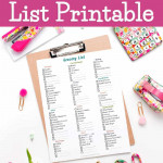 Free Grocery List Printable The mostly Simple Life