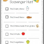Free Printable Grocery Store Scavenger Hunt Life Love