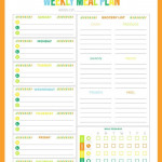 FREE Printable Weekly Meal Planner Weekly Meal Planner