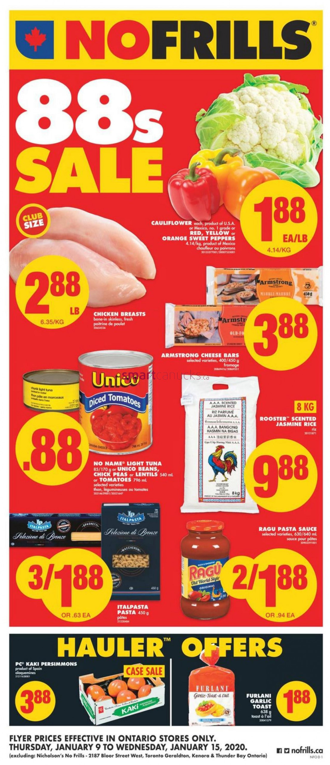 No Frills Ontario Flyer Deals January 9th To 15th 