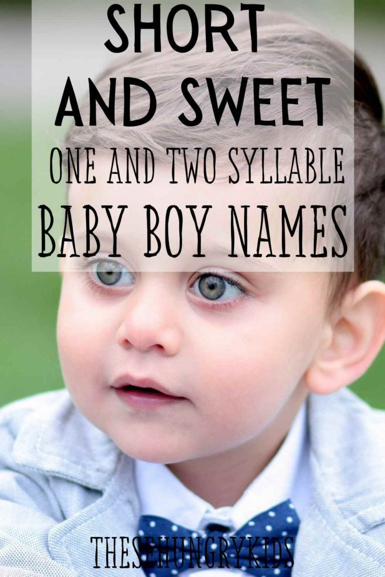 Short Baby Boy Names These Hungry Kids