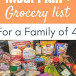 Aldi Grocery List And Weekly Meal Plan For A Family Of Four On A Budget