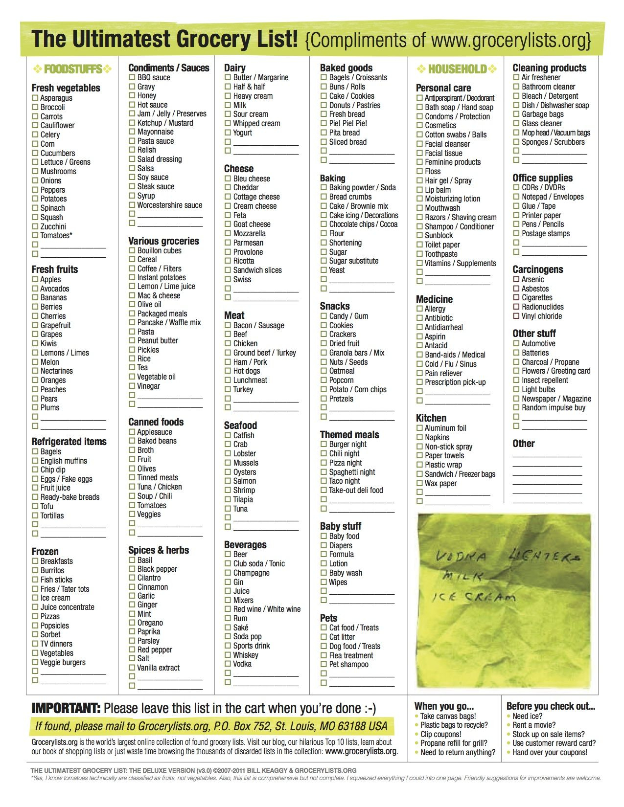 Grocery Lists Grocery List Printable Grocery List Printable Free 