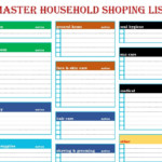 Hotel Grocery List Template Excel Word Templates