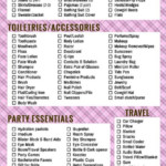 The Ultimate Nashville Bachelorette Party Packing List Free Down
