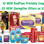 10 NEW RedPlum Printable Coupons 20 NEW SavingStar Offers