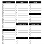 28 Free Printable Grocery List Templates Kitty Baby Love