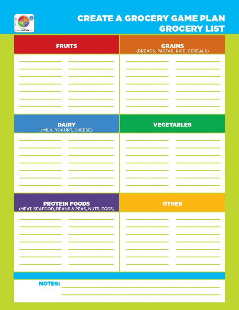 40 Printable Grocery List Templates Shopping List