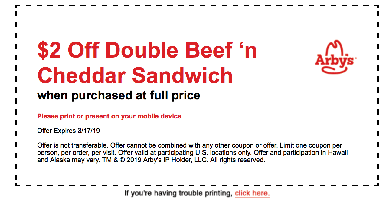 Arbys Coupons For 2019 Free Printable Coupons For 2019
