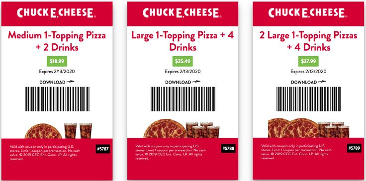 Best 2020 Chuck E Cheese Coupons Free Tokens Tickets 