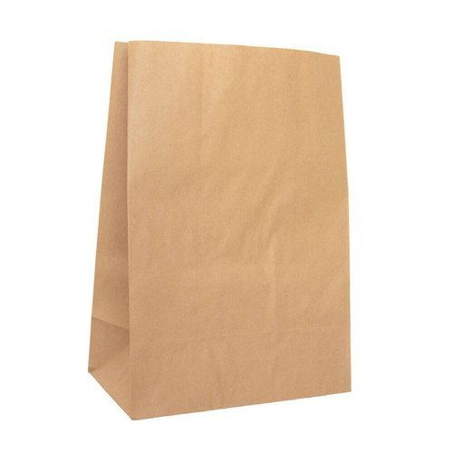 Brown 80 GSM Vegetable Kraft Paper Bag For Grocery Rs 60 