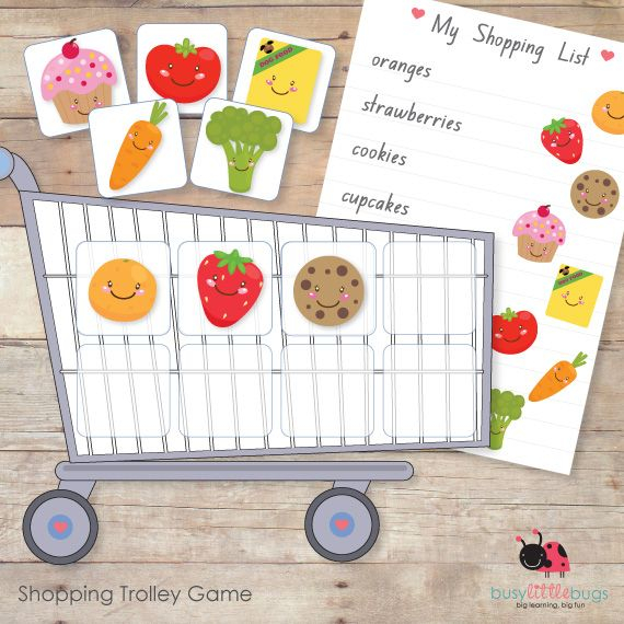 Busy Little Bugs Shopping Trolley Game Shopping Games 