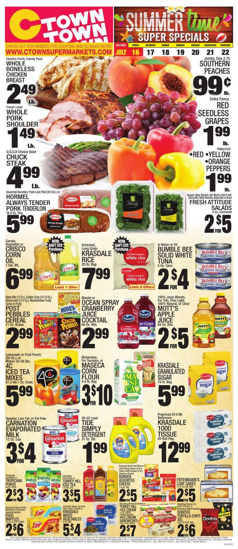 Ctown Weekly Ad July 16 July 22 2021