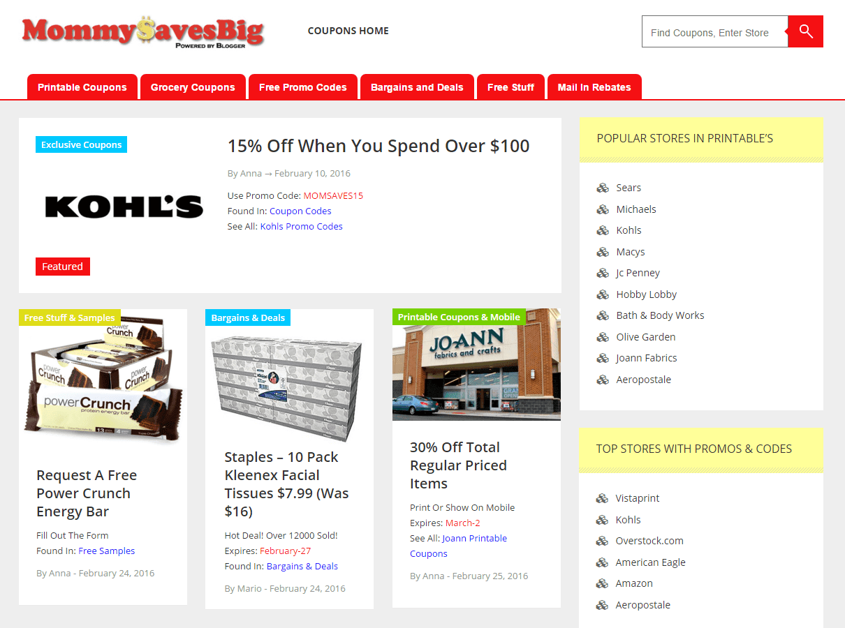 Enjoy Online Discount Shopping With Mommy Saves Big How 
