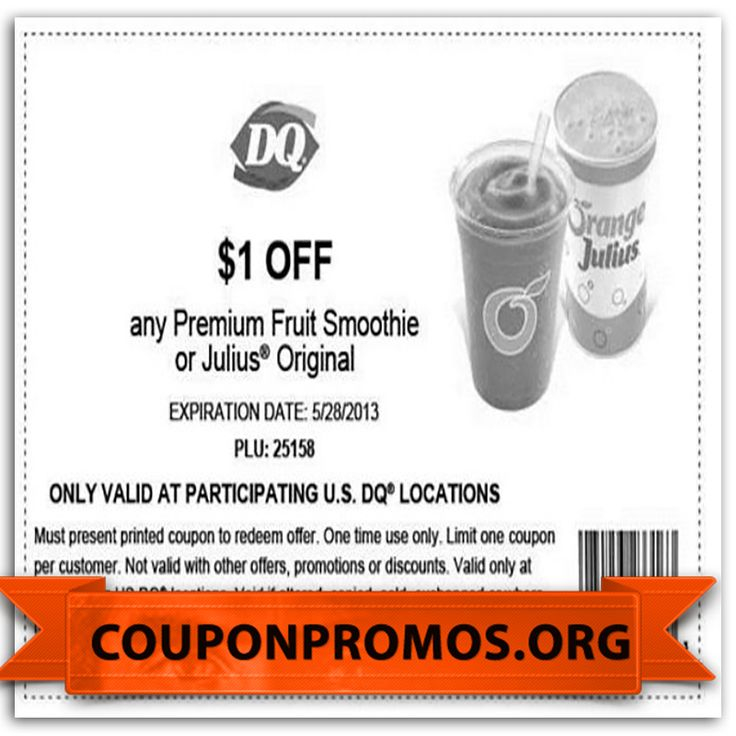 Free Printable Dairy Queen Coupon September 2017 