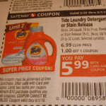 Free Tide Stain Release Laundry Detergent At Safeway