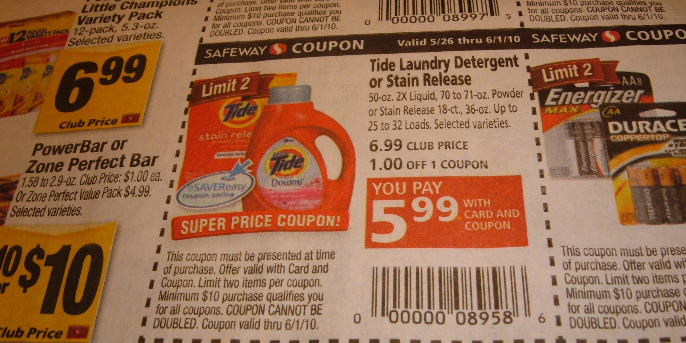 Free Tide Stain Release Laundry Detergent At Safeway 