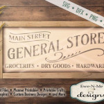 General Store SVG Groceries Dry Goods Hardware Svg General